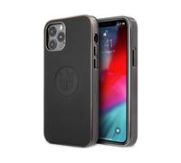 Housse BMW Leather Emboss Noir - iPhone 12 Pro Max
