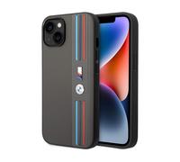Housse BMW plastique gris tricolore - iPhone 14 Plus