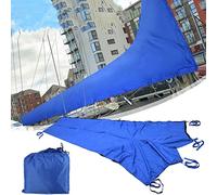 Housse Bôme Grand-Voile, Housse Grand-Voile Robuste 420d, Housse Voile Extérieure en Tissu Oxford Imperméable, Bateau Universel Toutes Les Saisons