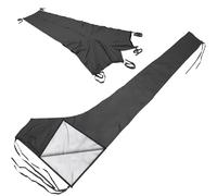 Housse bôme Grand-Voile Noire imperméable, Housse Robuste en 600D pour voilier, pour bôme de Bateau (8 à 13 Pieds en Option)(12-13ft)