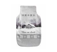 Housse bouillotte polaire 21x34 cm Chamonix chalet