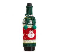 Housse Bouteille Vin Noël, Décoration, style to 2 | Fibre polyester - compatible bouteilles vin - usage festif - décoration table - pour restaurant - pour réception