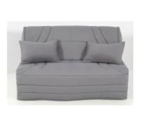 Housse BZ 140x190 matelassée GRIS ACIER