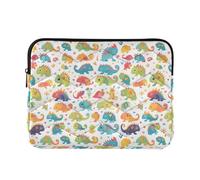 Housse caméléon colorée pour enfants de 33 à 35,6 cm pour ordinateur portable, tablette, mallette, sac de transport pour le travail et les affaires