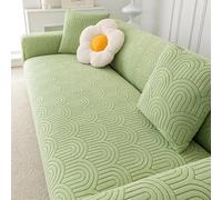 Housse Canapé 1/2/3/4/5 Places avec Accoudoirs, Housse Canape Extensible, velours Jacquard épais Protege Canape Universelle, Housses pour Meubles Protection ( Color : Mint Green , Size : 2 seater )