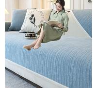 Housse canape 3 Places, Couvre Canapé d'angle Antidérapant Lavable pour 1/2/3/4 Places(5,90X160CM)