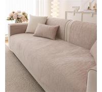 Housse Canapé Antidérapante Chenille Housse Douce Vintage Couvre Divan
