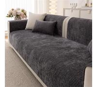 Housse Canapé Antidérapante Chenille Housse Douce Vintage Couvre Divan