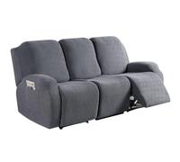 Housse Canapé Inclinable Relax 1/2/3 Places Housse De Fauteuil Inclinable En Jacquard Extensible 8/6/4 Pièces,Housse De Canap Relax Fauteuil Relax Housse Avec Poche Latérale Antidérapant ( Color : #1
