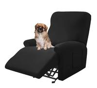 Housse Canapé Inclinable Relax 3/2/1 Places Housse De Fauteuil Inclinable En Velours Extensible 8/6/4 Pièces, Housse Canap Relax Avec Poche Latérale Antidérapant, Lavable ( Color : 3# , Size : 1 Seat