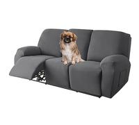 Housse Canapé Inclinable Relax 3/2/1 Places Housse De Fauteuil Inclinable En Velours Extensible 8/6/4 Pièces, Housse Canap Relax Avec Poche Latérale Antidérapant, Lavable ( Color : 1# , Size : 3 Seat