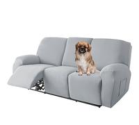 Housse Canapé Inclinable Relax 3/2/1 Places Housse De Fauteuil Inclinable En Velours Extensible 8/6/4 Pièces, Housse Canap Relax Avec Poche Latérale Antidérapant, Lavable ( Color : 2# , Size : 3 Seat