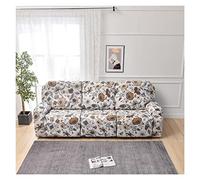 Housse Canapé Relax 1/2/3 Places, Housse de Fauteuil Inclinable en Extensible 4/6/8 Pièces, Housse Canap Relax 1/2/3 Places avec Poche Latérale Antidérapant, Lavable ( Color : #18 , Size : 3 people (8