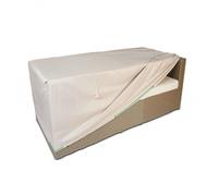 Housse canapé salon de jardin 2 places - Taupe