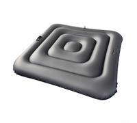 Housse carrée gonflable pour jacuzzi - 135 cm - Isolation thermique en PVC - Économie d'énergie - Résistante aux intempéries - Rapide - Noir A