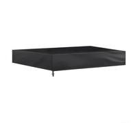 Housse carrée imperméable pour bac à sable, matériau 210D, protège les jouets et fournit une aire de jeu propre (noir, 120 x 120)