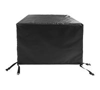 Housse carrée pour meubles de jardin, 200 x 200 x 85 cm, imperméable, coupe-vent, résistante aux UV, pour ensemble de cubes de terrasse, housse de meubles noire.