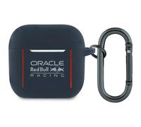 Housse Case AirPods 4 ORACLE Red Bull Racing Silicone Bleu Logo Bullen