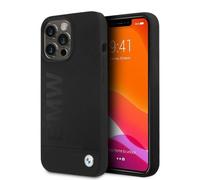BMW Coque Rigide en Silicone pour iPhone 13 Pro / 13 6,1" Noir