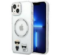 Karl Lagerfeld Coque rigide KLHMP14MHKCT pour iPhone 14 Plus 6,7" transparente