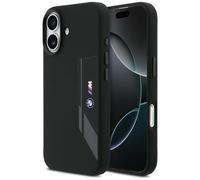Etui BMW M Silicon Vertical Logo MagSafe do iPhone 17 czarny