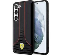 Ferrari Étui 296P perforé rigide Noir pour Galaxy S23