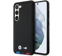 Housse Case Samsung Galaxy S23 Plus BMW Cuir Synthétique Tricolore Noir