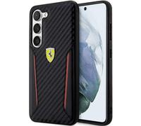 Ferrari FEHCS23MNPYK S23+ S916 Coque Rigide en Carbone Contrast Edges Noir