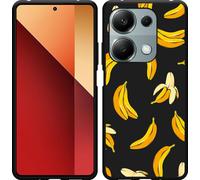 Housse Cazy adaptée au Xiaomi Poco M6 Pro Housse en silicone noir - Banane