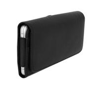 Housse ceinture avec interieur porte-cartes smartphone jusqu'à 5.5 pouces - Noir