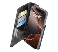 Cellular Line Book Agenda 2 Case Coque arrière Apple iPhone 16 Pro Max noir résistant aux chocs BOOKAG2IPH16PRMK