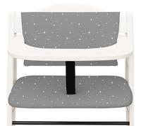 Housse chaise haute bebe 2 pièces - coussin assise pour bébé confortable pour Hauck et Stokke coussins et housses pour chaises enfant avec un revêtement Galaxie