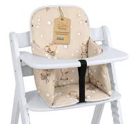 Housse chaise haute bebe - coussin assise pour bébé confortable coussins et housses pour chaises Hauck et Stokke enfant avec un revêtement imperméable stable Girafes