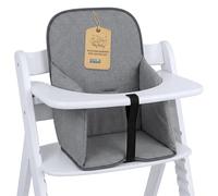 Housse chaise haute bebe - coussin assise pour bébé confortable coussins et housses pour chaises Hauck et Stokke enfant avec un revêtement imperméable stable Gris