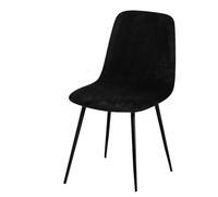 Housse Chaise Tissu velours 23 couleurs couverture de chaise à dossier court petite taille housses de chaise chaise de Bar étui de siège for salle à manger maison 1/2/3/4 pièces ( Color : 3779D-05 , S