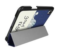Housse Chat pour iPad Mini 6 2021 et 7 2024 Support Multiposition Bleu