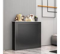 Housse chauffante pour armoire - Cache-radiateur moderne en bois pour dissipation de la chaleur - Design respirant idéal pour le bureau et le salon