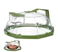 Housse chauffante pour micro-ondes - Couvercle transparent pour micro-ondes - Protection contre les éclaboussures de cuisine, ports de vapeur - Poignée facile à prendre en main | Couvercle à suspendre