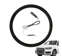 Housse Chauffante pour Volant De Voiture - 12V Plug-in Hiver | Protecteur De Volant Chauffant | pour Les Déplacements Quotidiens, Ls Voyages, L'Aventure, Les Mini-fourgonnettes, Ls Berlines, Lees Cam