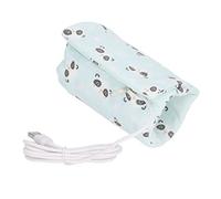 Housse Chauffe-lait de, Chauffage Rapide, Ignifuge, Plusieurs Méthodes de Charge, Sac Chauffe-biberon USB, Nettoyage Fiable pour Ordinateurs Portables et Voitures (Panda)