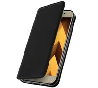 Housse clapet portefeuille pour Samsung Galaxy A3 2017 - Noir - Fonction support