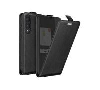 Housse Clapet Vertical pour Samsung Galaxy S25 Edge Porte-carte Noir