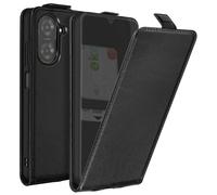 Housse Clapet Vertical pour Xiaomi Redmi A5 Porte-carte Noir