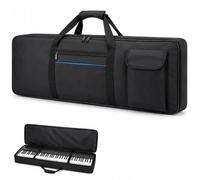 Housse Clavier 61 Touches pour Yamaha PSR-E373 2020-2024 | Oxford 600D | Rembourrage 6 mm | Sangle d’Épaule Réglable et Poignées | Transport Portable| Rangement Répétition Déplacement