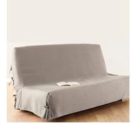 Housse clic clac à nouettes Lin 140 x 200 cm Atmosphéra