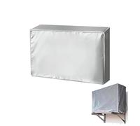 Housse Climatiseur Extérieur 85x35x60 cm, Protection Hivernage pour Climatiseur et Pompe à Chaleur, Bâche Imperméable Résistante au Soleil et à la Neige, Housse pour Pompe à Chaleur Piscine