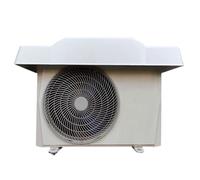 Housse Climatiseur Extérieur, Cache Climatiseur Exterieur, Modèle Fenêtre, en Plastique Moulé Monobloc, avec Armature Métallique, Étanche(95x42cm/37x16in)