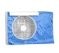 Housse Climatiseur Extérieur, Cache Pompe a Chaleur Extérieur, Anti Poussière, Protection Solaire, Adaptées a Toutes les Saisons(Blue,84x32x57CM/33x12x22IN)