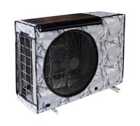 Housse Climatiseur Extérieur en PEVA, Protection Contre Le Vent, La Pluie et La Neige, Housse Hivernage Pompe à Chaleur(100x80x43cm/39x31x16in)