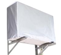 Housse Climatiseur Extérieur Housse Anti-Poussière Climatiseur Fenêtre - Tissu Argenté Lavable 80-100cm, Protection Contre/Fumées Pour Unité Extérieure